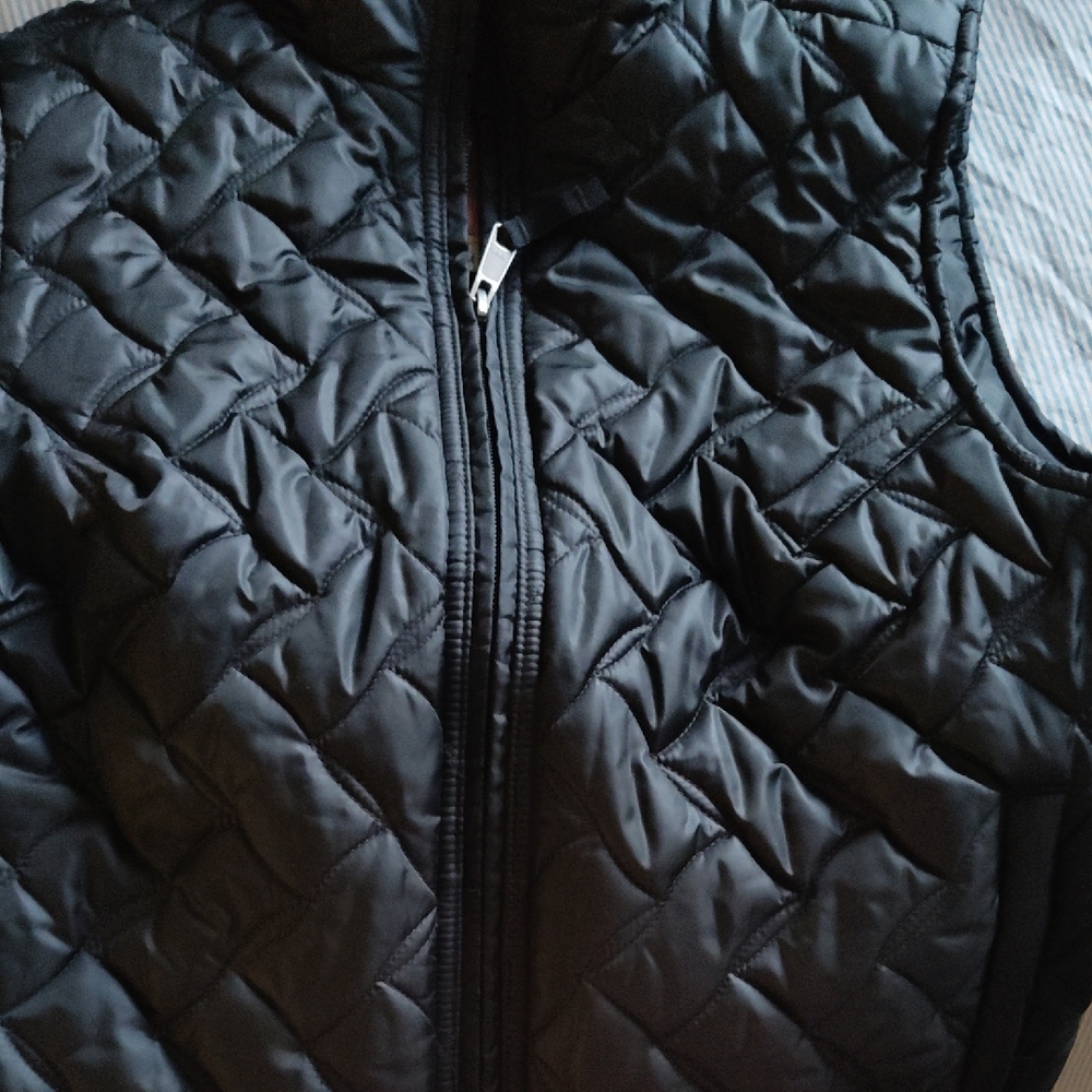 Black Quilted Vest